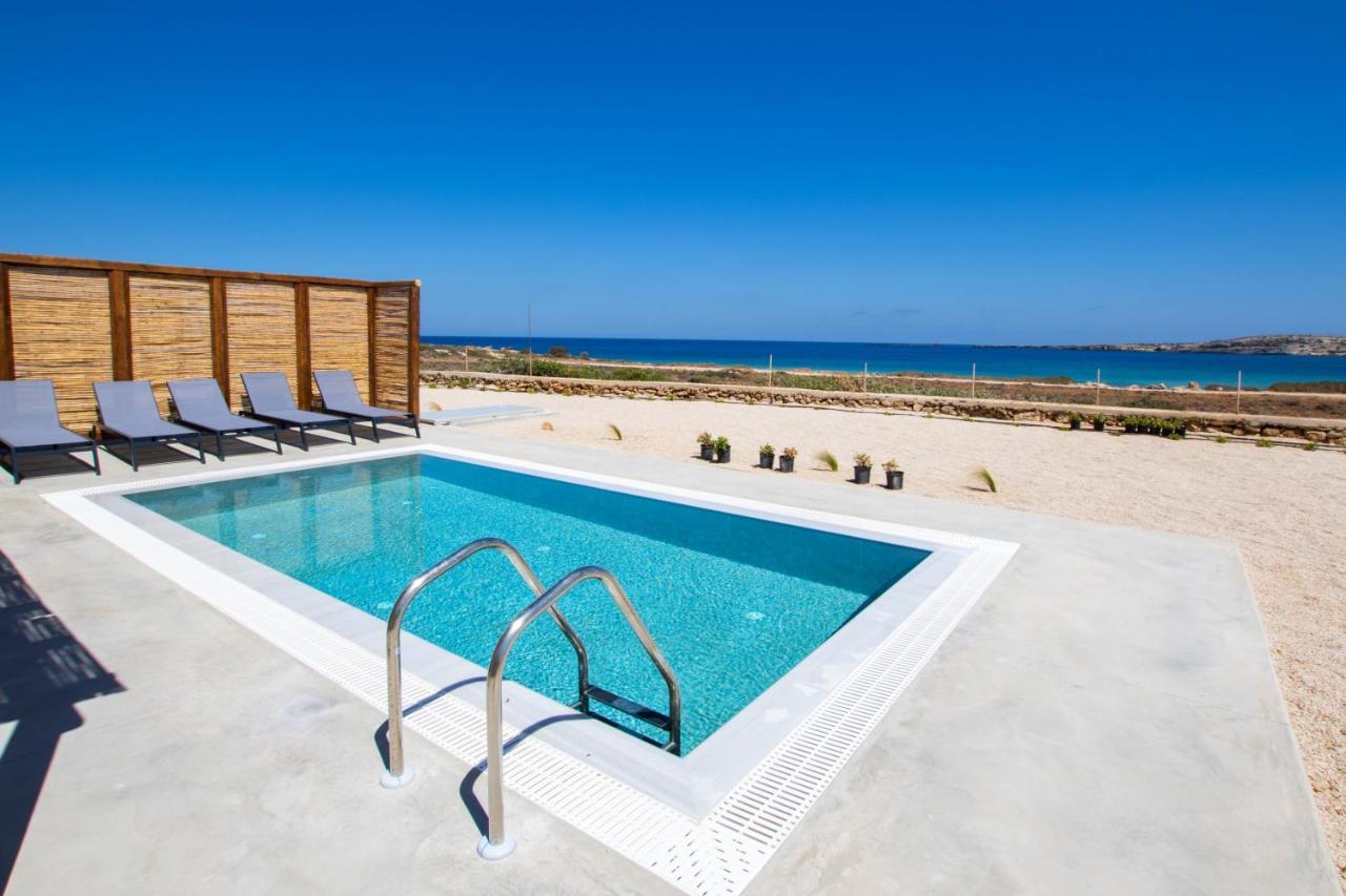 Cato Agro 5, Seafront Villa With Private Pool Afiartis Exterior photo